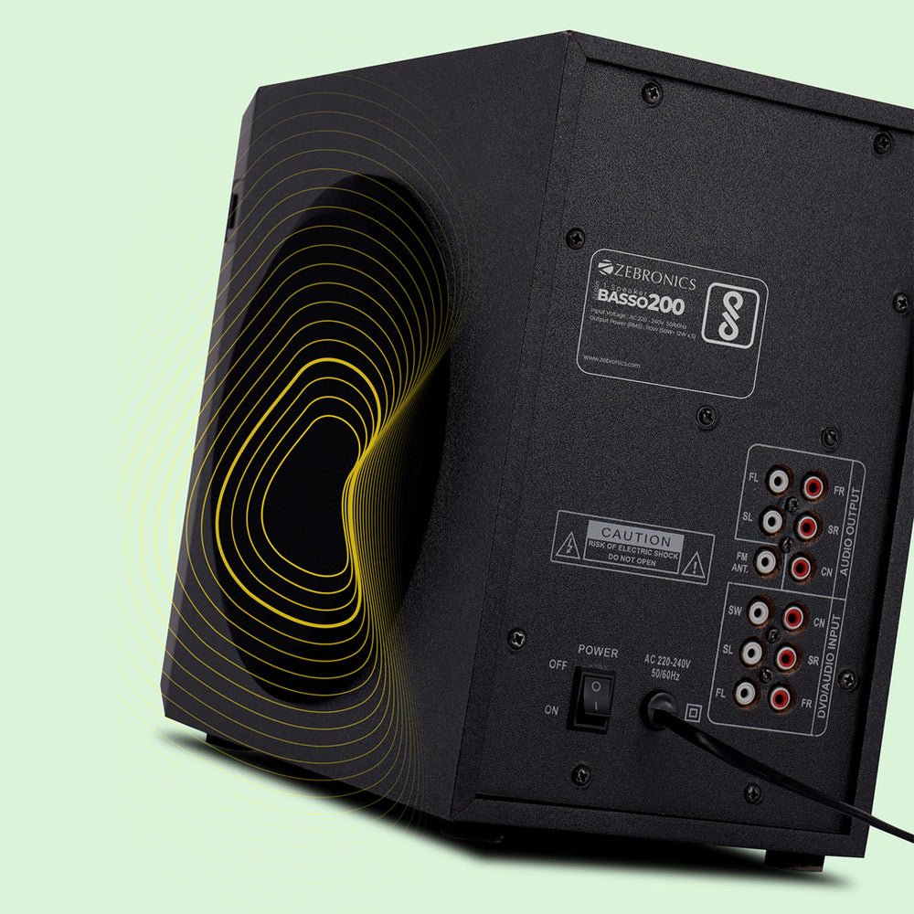 ZEBRONICS BASSO 200 5.1 BT SPEAKER ZEBRONICS BASSO 200 5.1 BT SPEAKER